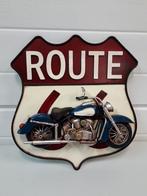 route 66 metalen wandbord 3d motor, Ophalen of Verzenden, Huis en Inrichting