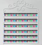 Nagellak rekje - Wit metaal 5 stuks 85e, Ophalen of Verzenden