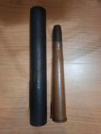 40mm huls + koker, Verzamelen, Ophalen of Verzenden, Hulzen of Bodemvondsten