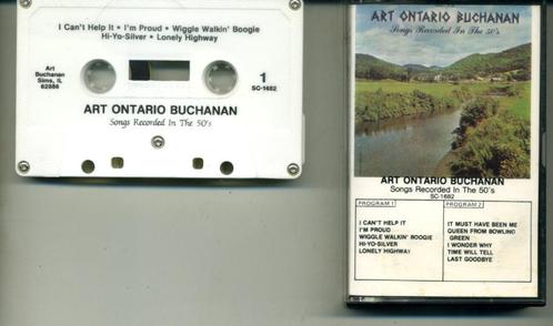 Art Ontario Buchanan Songs Recorded In The 50's 10 nrs ZGAN, Cd's en Dvd's, Cassettebandjes, Zo goed als nieuw, Origineel, Country en Western