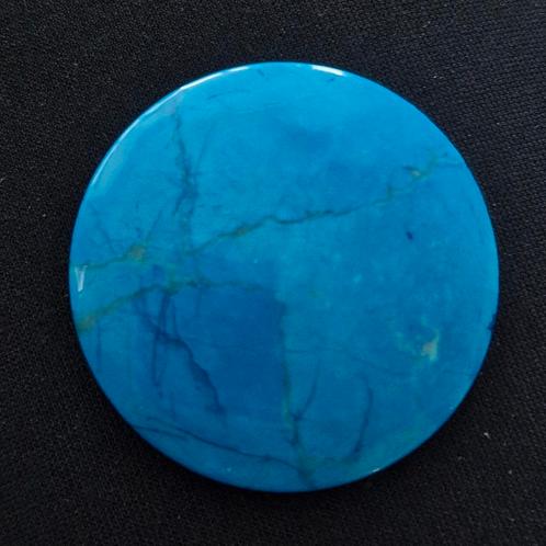 My iMenso gemstone 33 grande turquoise blauw, Sieraden, Tassen en Uiterlijk, Kettinghangers, Zo goed als nieuw, Steen of Mineraal