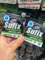 Sufix Nanobraid gevlochtenlijn 0.10mm 100 meter 2 kleuren, Nieuw, Ophalen of Verzenden, Vislijn, Rapala