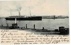 gel 1905 ss Rijndam, Verzamelen, Scheepvaart, Gebruikt, Zeilboot, Kaart, Foto of Prent, Verzenden