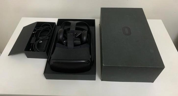 Oculus Quest 1 Compleet 64 GB, Spelcomputers en Games, Virtual Reality, Gebruikt, Overige platformen, VR-bril, Ophalen of Verzenden