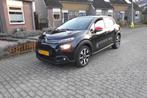 Citroën C3 1.2 Puretech 110pk S&S 2018 Zwart, Auto's, Voorwielaandrijving, 1025 kg, Stof, Euro 6