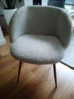 Søstrene Grene Stoel Teddy Stof (opknapper), Gebruikt, Wit, Ophalen of Verzenden, Eén