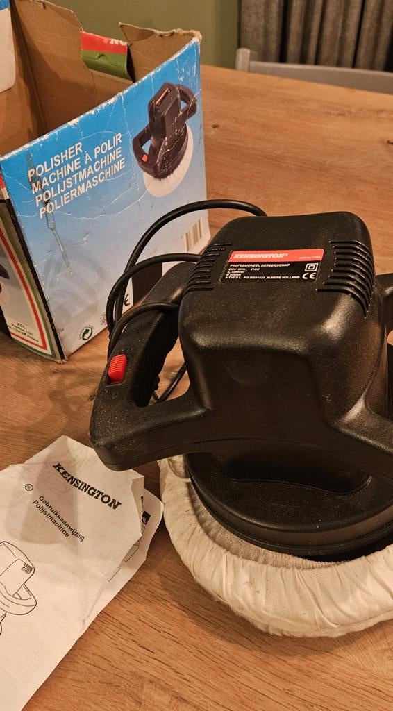 Polijstmachine Kensington - 245mm - 110w - 3200 rpm, Auto diversen, Ophalen of Verzenden, Zo goed als nieuw
