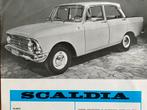 Oldtimer Scaldia 1400 / MOSKVITCH 408 1969 Autofolder, Overige merken, Zo goed als nieuw, Scaldia / Moskvitch, Verzenden