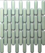 The Mosaic Factory Sevilla Oval Finger Light Green Glossy, Doe-het-zelf en Verbouw, Tegels, Nieuw, Minder dan 20 cm, Minder dan 5 m²