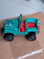 Majorette Jeep 4x4 CJ groen netjes bespeeld incompleet, Ophalen of Verzenden, Gebruikt, Auto
