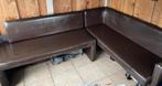 Bank keuken of tuin 155 cm en 150 cm, Ophalen, Kunststof, Gebruikt, 150 tot 200 cm