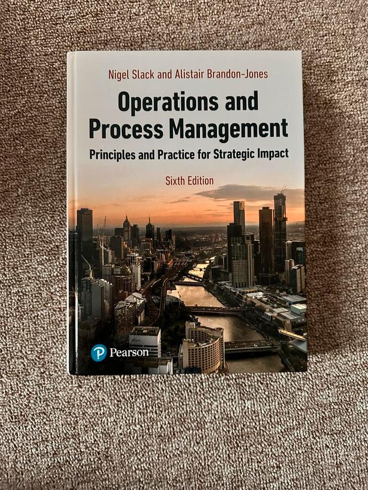 Operations & Process Management - Nieuwstaat!, Boeken, Economie, Management en Marketing, Zo goed als nieuw, Management, Ophalen of Verzenden