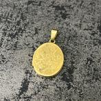 14 karaats gouden medallion hanger nieuw, Ophalen of Verzenden, Nieuw, Goud, Kruis of Symbool
