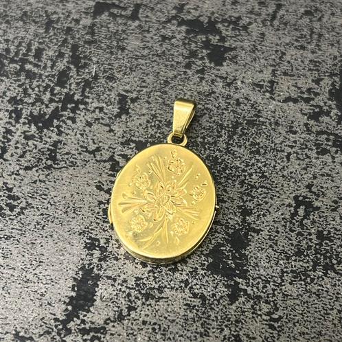 14 karaats gouden medallion hanger nieuw, Sieraden, Tassen en Uiterlijk, Kettinghangers, Nieuw, Goud, Kruis of Symbool, Ophalen of Verzenden