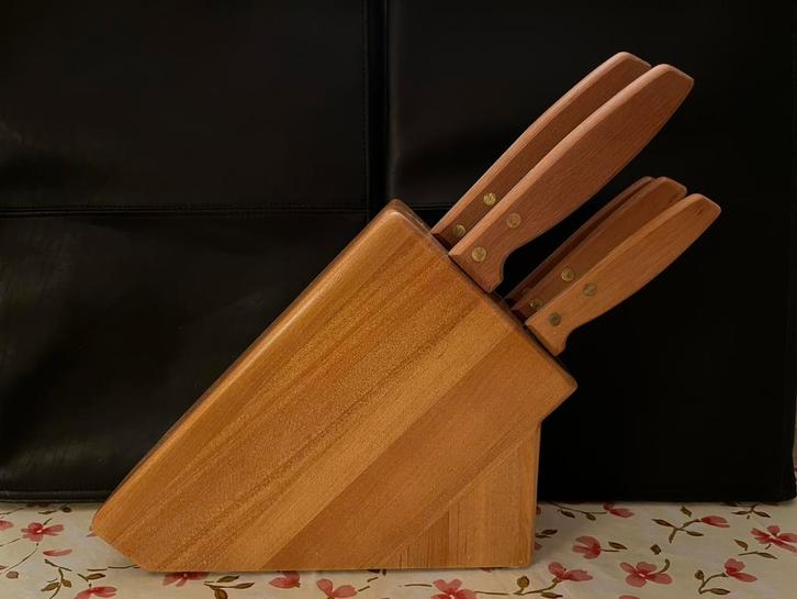 Richardson Sheffield LASER messenblok met 6 messen, Huis en Inrichting, Keuken | Keukenbenodigdheden, Nieuw, Ophalen