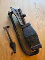 Antiek nepal tempelslot hangslot slot, Antiek en Kunst, Ophalen of Verzenden