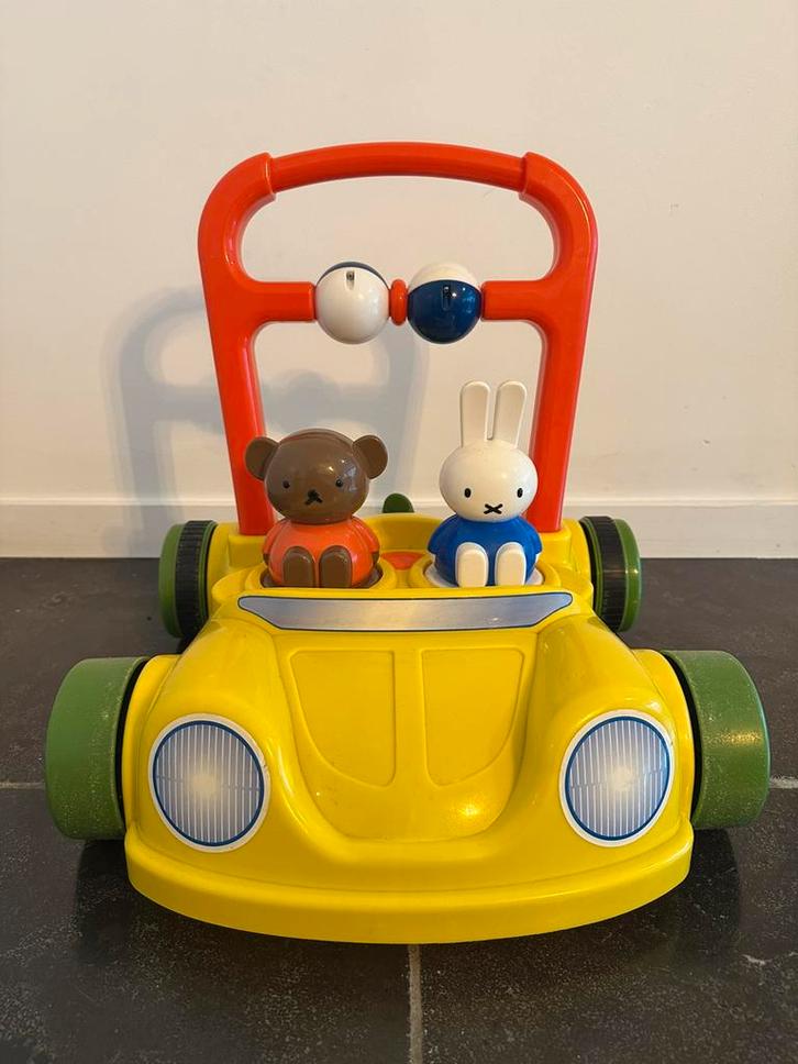 Nijntje loopwagen loopauto geel, Kinderen en Baby's, Speelgoed | Buiten | Voertuigen en Loopfietsen, Zo goed als nieuw, Ophalen of Verzenden