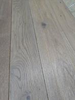 178 M2 MASSIEF EIKEN 12 CM BREED GEROOKT EN WIT GEOLIED, Parket, 75 m² of meer, Wit, Nieuw