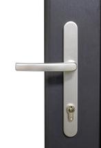 Kunststof Buitendeur Volglas L B98 H215cm Antraciet, Niet ingevuld, Kunststof, 80 tot 100 cm, 215 cm of meer