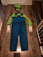 Luigi verkleed set maat 122/128, Kinderen en Baby's, Carnavalskleding en Verkleedspullen, Ophalen of Verzenden, Zo goed als nieuw