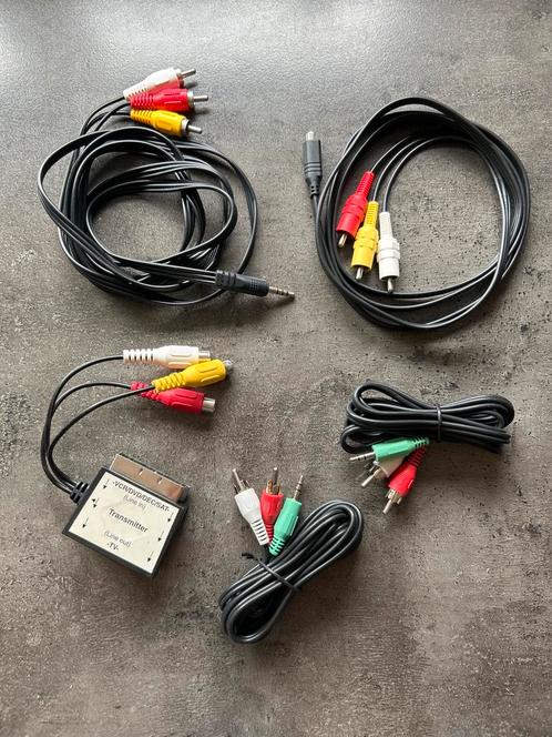 AV kabels Tulp/RCA, SCART adapter Voor retro tv video camera, Audio, Tv en Foto, Audiokabels en Televisiekabels, Gebruikt, Minder dan 2 meter