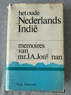 Het oude Nederlands Indië memoires van mr. J.A. Jonkman, Gelezen, Jonkman, Ophalen of Verzenden, Overige uitgevers