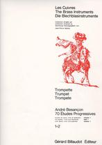 Trompet: Andre Besancon 70 Etudes Progressive, Klassiek, Les of Cursus, Nieuw, Ophalen of Verzenden