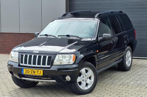 Jeep Grand Cherokee 4.7 I V8 Limited AUT 2004 zwart APK NAP, Auto's, Jeep, Bedrijf, Grand Cherokee, 4x4, ABS, Airbags, Airconditioning