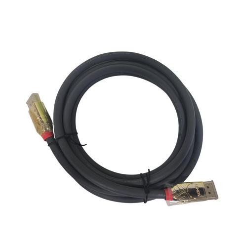 LINDY 36293 displayPort aansluitkabel 3.00 m Grijs, Doe-het-zelf en Verbouw, Elektra en Kabels, Nieuw