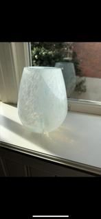 Murano vaas, Minder dan 50 cm, Glas, Ophalen of Verzenden, Wit