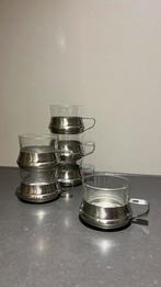 Duralex vintage theeglazen, Ophalen of Verzenden, Zo goed als nieuw, Overige stijlen, Kop(pen) en/of Schotel(s)