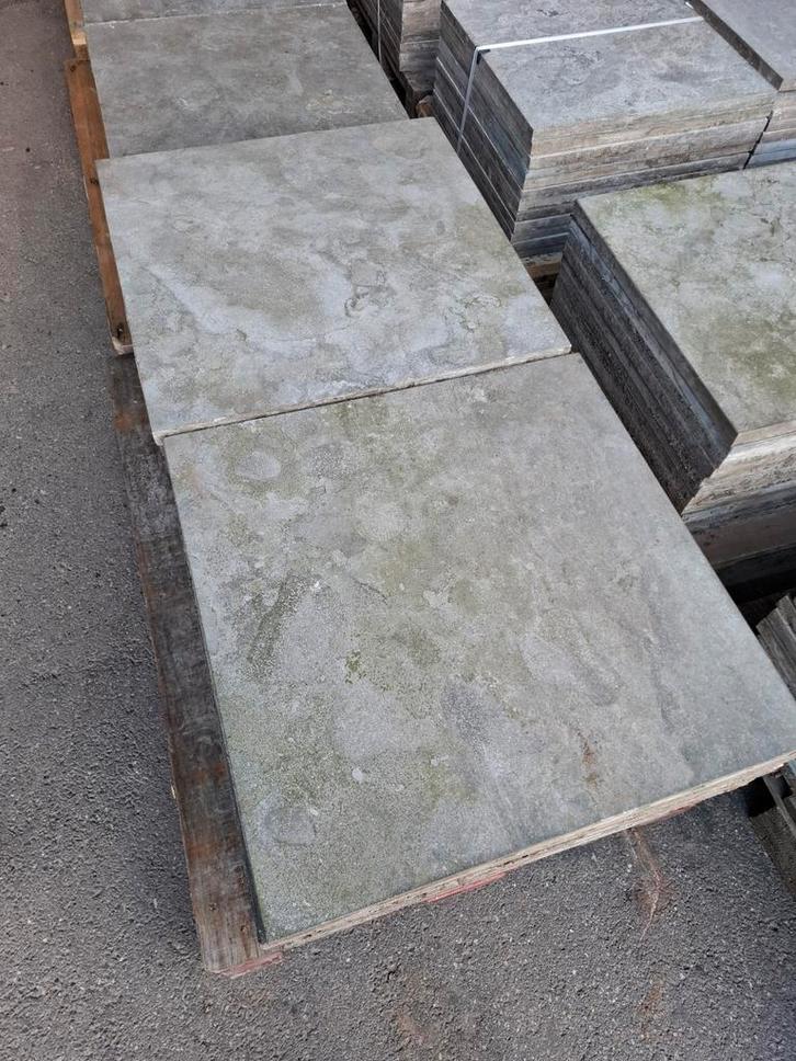 Chinees hardsteen/natuursteen tegels 60x60cm 33m2, Tuin en Terras, Tegels en Klinkers, Gebruikt, Terrastegels, Natuursteen, Ophalen