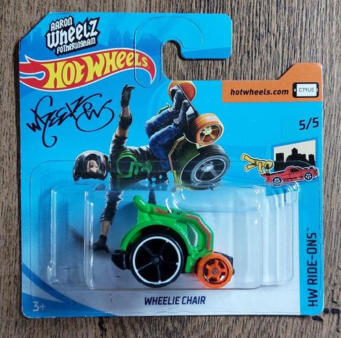 Hot Wheels WHEELIE CHAIR (groen), Hobby en Vrije tijd, Modelauto's | Overige schalen, Nieuw, Auto, Ophalen of Verzenden