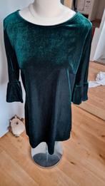 Groene velours jurk HEMA - Maat M, Maat 38/40 (M), Ophalen of Verzenden, Zo goed als nieuw, HEMA