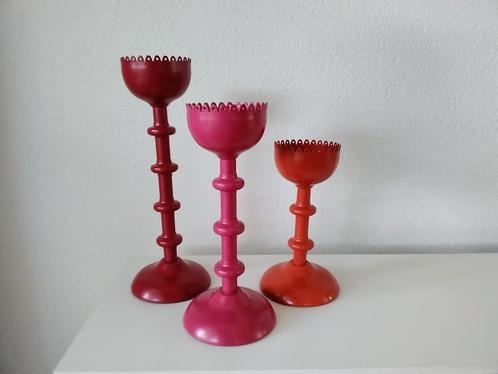 Kleurrijke vintage kandelaars, Ikea,  Horfin Harfin, Huis en Inrichting, Woonaccessoires | Kandelaars en Kaarsen, Zo goed als nieuw