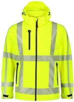 Santino Softshell Werkjas Vigo - Flutor Geel - Maat M, Santino, Heren, Ophalen of Verzenden, Zo goed als nieuw