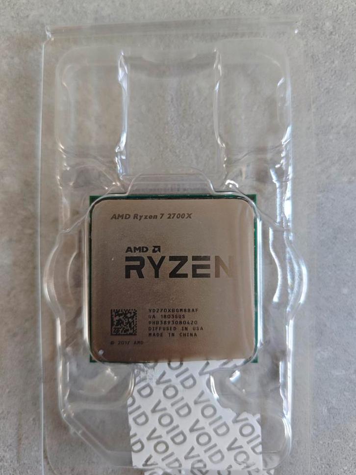 Ryzen 7 2700x, Computers en Software, Processors, Zo goed als nieuw, 8-core, 4 Ghz of meer, Ophalen of Verzenden