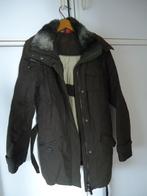 zgan bruine Esprit winterjas - kort model - capuchon - mt M, Maat 38/40 (M), Bruin, Ophalen of Verzenden, Zo goed als nieuw