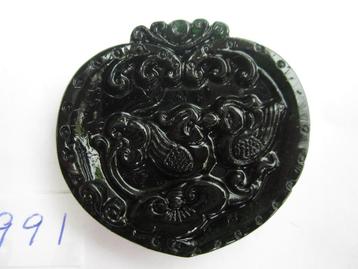 Prachtige amulet hanger van chinese jade 991# beschikbaar voor biedingen