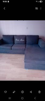 Bank, Huis en Inrichting, Banken | Bankstellen, Ophalen, Gebruikt, Driepersoons, Hoekbank