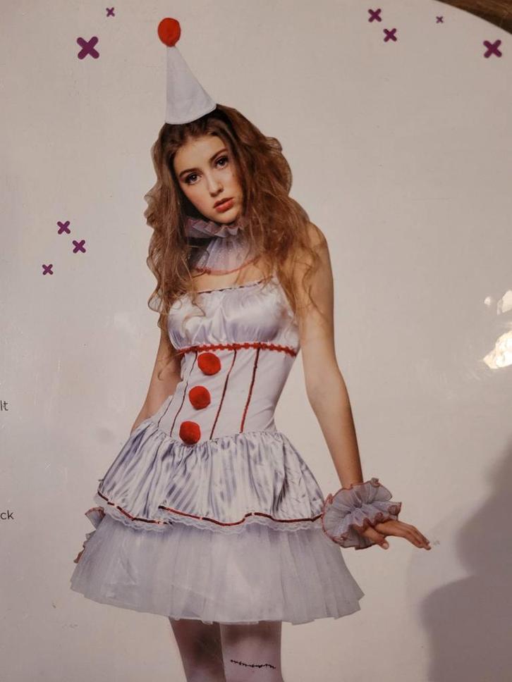 Clown Kostuum - XXXL, Kleding | Dames, Carnavalskleding en Feestkleding, Nieuw, Kleding, Halloween, Maat 46/48 (XL) of groter