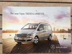 Autofolder/Brochure Mercedes Benz Viano Trend&Ambiente  2010, Nieuw, Ophalen of Verzenden, Mercedes
