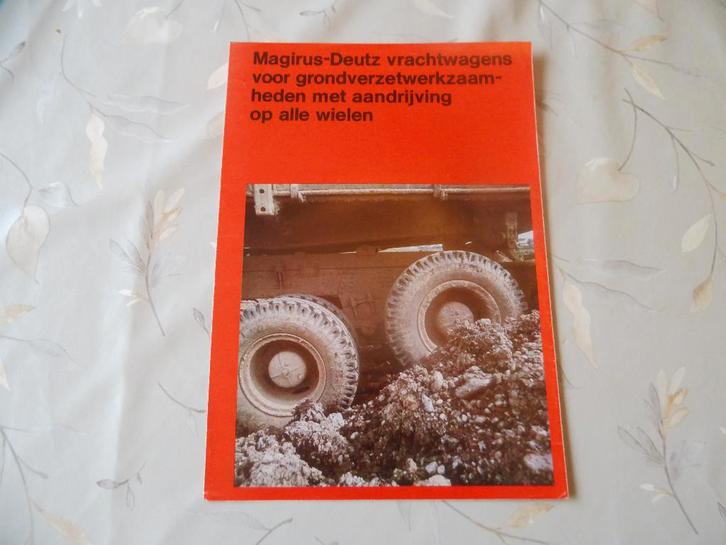 Magirus Deutz programma  1973, Boeken, Auto's | Folders en Tijdschriften, Zo goed als nieuw, Overige merken, Verzenden