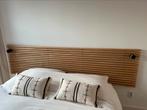 IKEA Mandal hoofdbord, Huis en Inrichting, Ophalen, Wit, Tweepersoons, Zo goed als nieuw