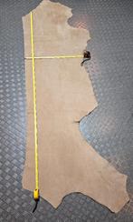 Rund - Leer Sandy Nubuck(zie omschrijving!), Hobby en Vrije tijd, Stoffen en Lappen, Overige kleuren, Leer of Kunstleer, Nieuw