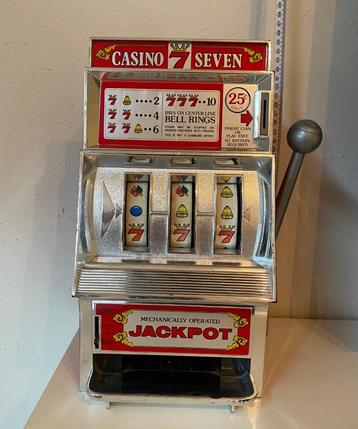Waco casino seven gokkastje geheel van metaal  jaren 60/70 beschikbaar voor biedingen