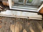 gratis 2 travertin vensterbanken, Ophalen, Gebruikt, 100 tot 150 cm, Hardsteen