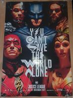 Justice League 2017 Film Poster, 99.5 x 68.5 cm., Verzamelen, Posters, Ophalen of Verzenden, Gebruikt, A1 t/m A3, Film en Tv