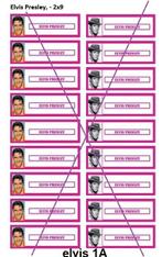 JUKEBOXEN, ELVIS PRESLEY foto titelkaartjes, 45 toeren boxen, Verzamelen, Ophalen of Verzenden, Nieuw, 1950 tot 1960, Overige merken