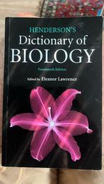 Henderson’s Dictionary of Biology, Ophalen of Verzenden, Beta, Gelezen, WO
